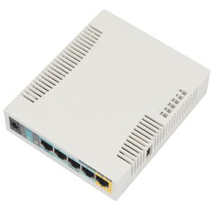 Router MikroTik RB951UI-2HND 5 puertos LAN PoE 2.4 GHz