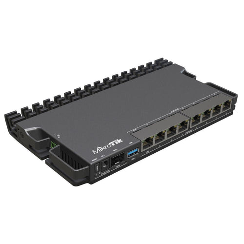 Router MikroTik RB5009UPR+S+IN PoE de entrada y salida, 2.5 Gigabit, SFP+