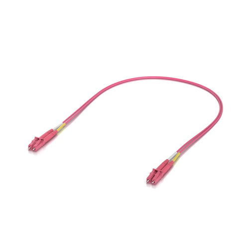 Módulo SFP Ubiquiti UACC-OFC-M2-LULU-0.5M-50 OM4 Duplex LC UPC Fiber Patch Cable 0.5m 50pk