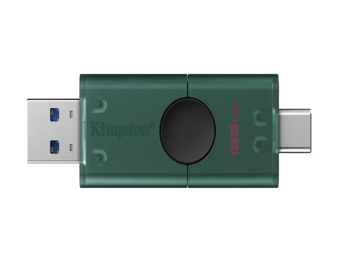 Memoria USB Kingston 128GB USB-A + USB-C 3.2 Gen 1 DataTraveler DuoG2