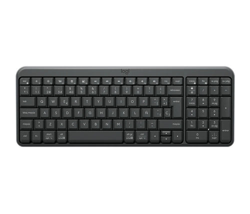 Logitech K250 Compact Bluetooth Wireless Keyboard Spanish Graphite