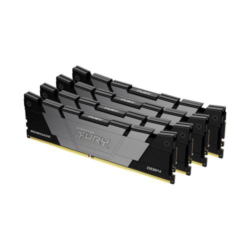 Memoria RAM Kingston Fury Renegade 128 GB DDR4 3600 MT/s DIMM para PC kit de 4 (KF436C18RB2K4/128)