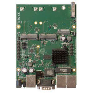 Router MikroTik RBM33G RouterBOARD 3 puertos Gigabit, 256 MB RAM