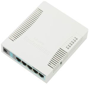 Router MikroTik RB951G-2HND 2.4 GHz, 5 puertos Gigabit, 802.11b/g/n
