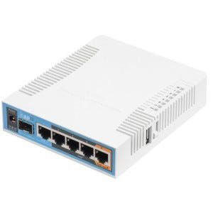 Router WiFi MikroTik RB962UIGS-5HACT2HNT-US doble banda 2.4/5 GHz, Gigabit y SFP