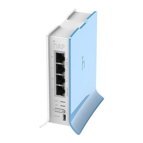 Router WiFi MikroTik RB941-2ND-TC hAP lite 2.4 GHz 4 puertos LAN
