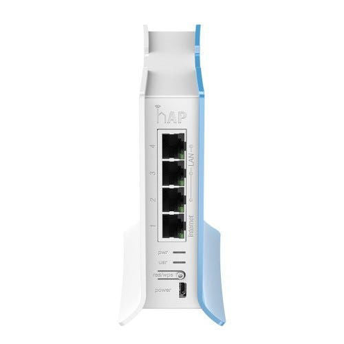 Router WiFi MikroTik RB941-2ND-TC hAP lite 2.4 GHz 4 puertos LAN