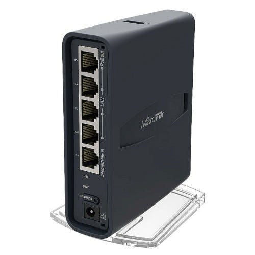 Router WiFi MikroTik RB952UI-5AC2ND-TC-US hAP ac lite, doble banda 2.4/5 GHz
