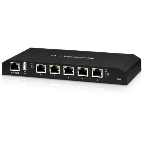 Switch pequeño Ubiquiti ES-5XP EdgeSwitch 5-Port Gigabit 24V PoE