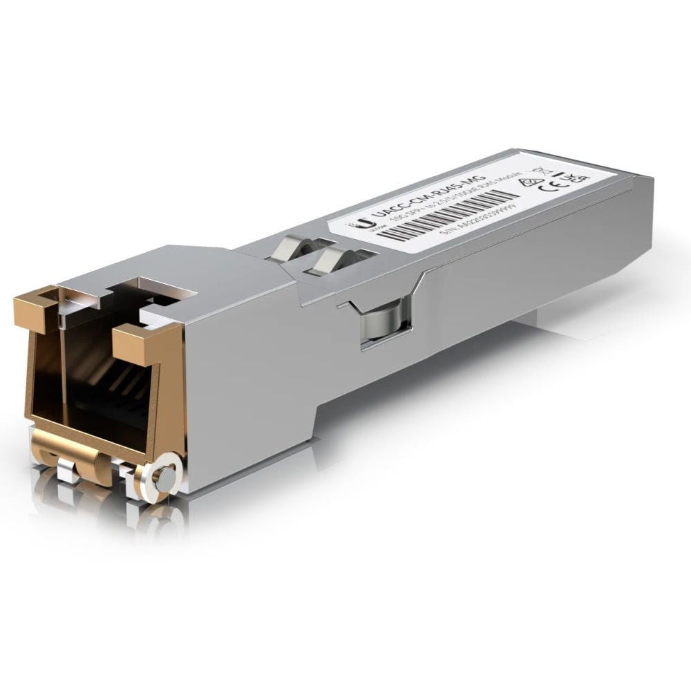 Módulo SFP Ubiquiti UACC-CM-RJ45-MG 10G SFP+ to 10/5/2.5GbE RJ45 Module