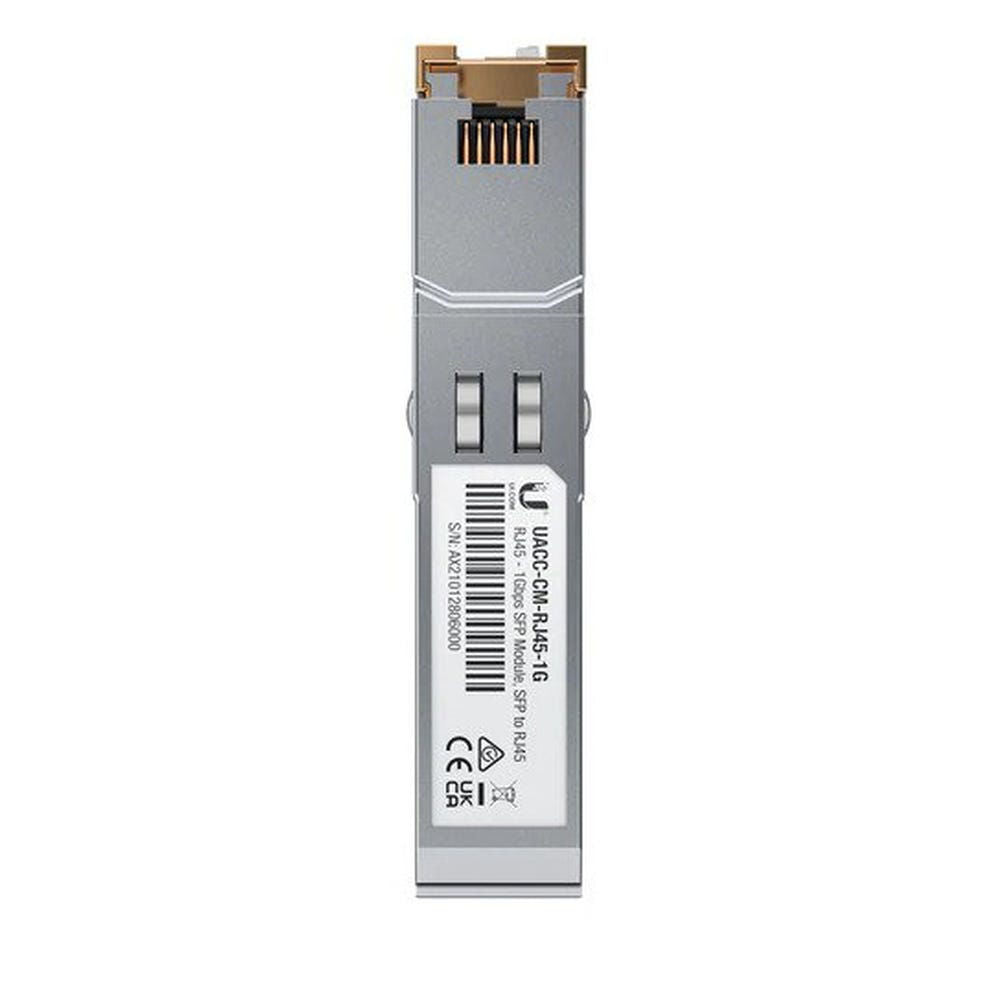 Módulo SFP Ubiquiti UACC-CM-RJ45-1G 1G SFP to 1GbE RJ45 Module