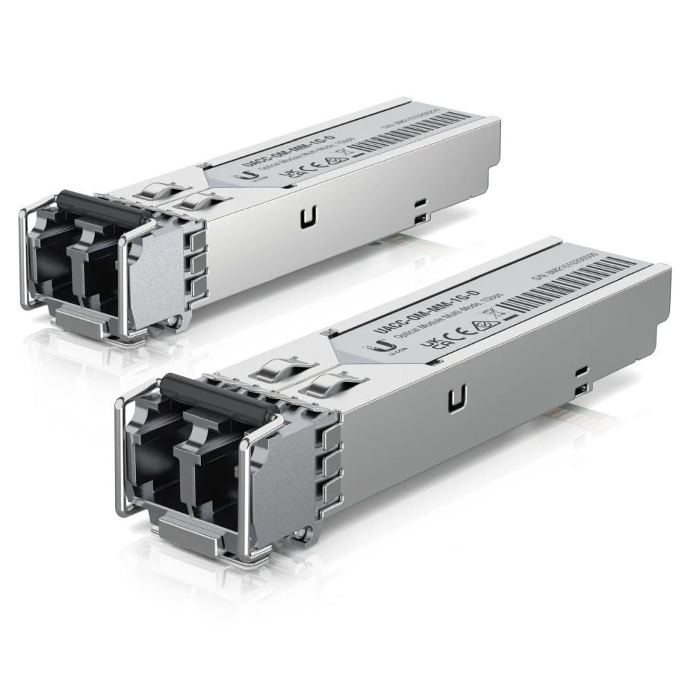 Módulo SFP Ubiquiti UACC-OM-MM-1G-D-20 Optical Module Multi-Mode 1Gbps 20Pk