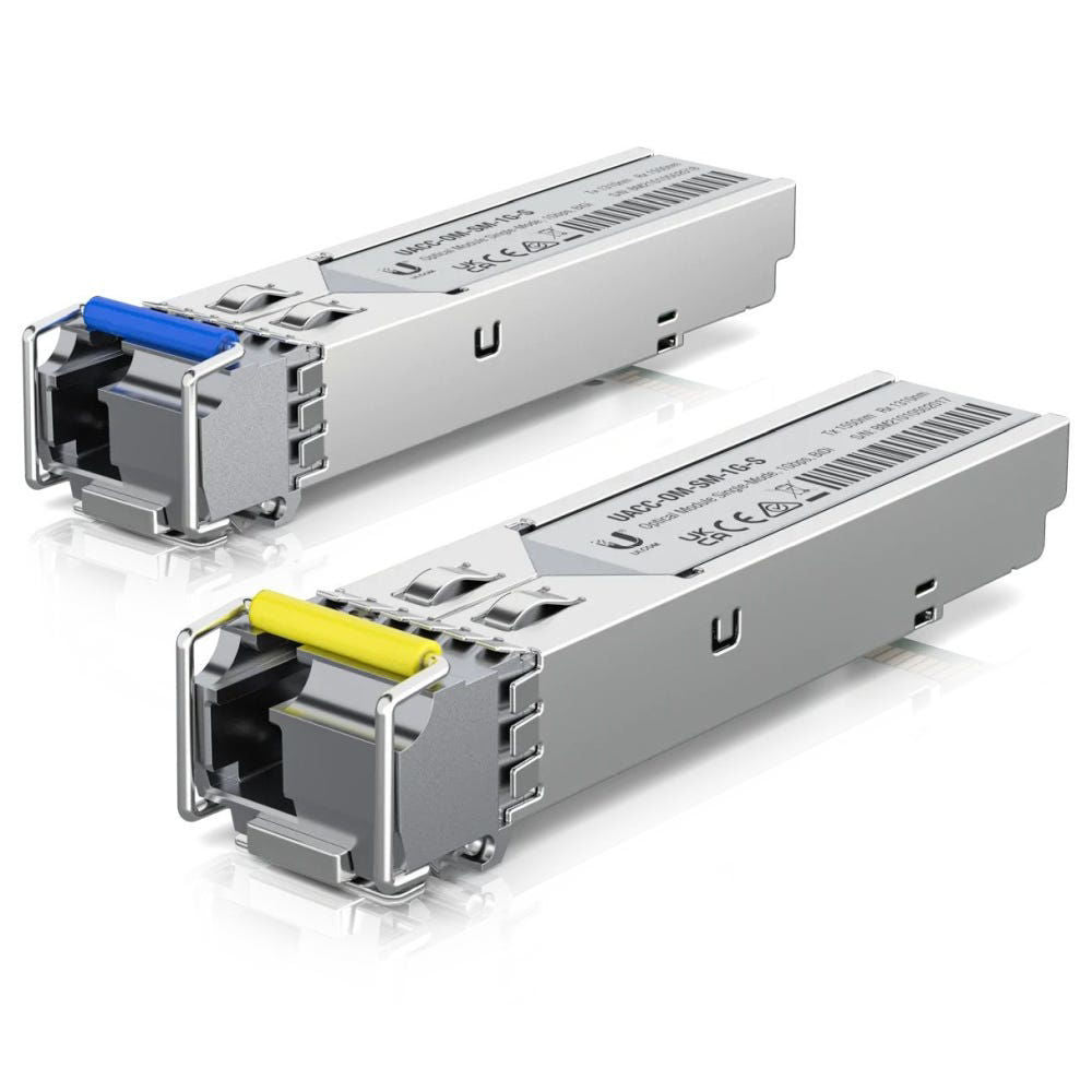 Módulo SFP Ubiquiti UACC-OM-SM-1G-S-2 Optical Module Single-Mode 1Gbps 2Pk