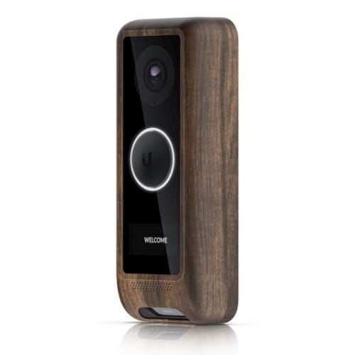 Accesorio de cámara Ubiquiti UVC-G4-DB-COVER-WOOD Carcasa de madera para timbre G4