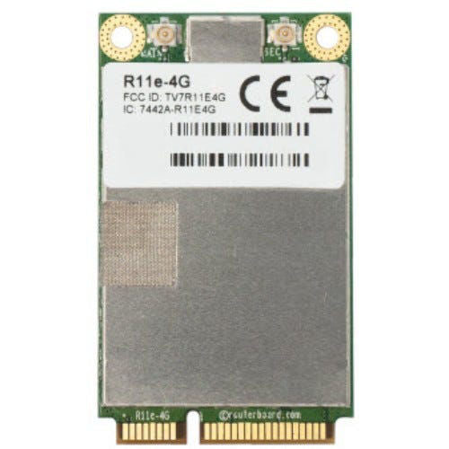 Router 4G / 5G MikroTik R11E-4G Tarjeta miniPCIe 4G/LTE Categoría 4