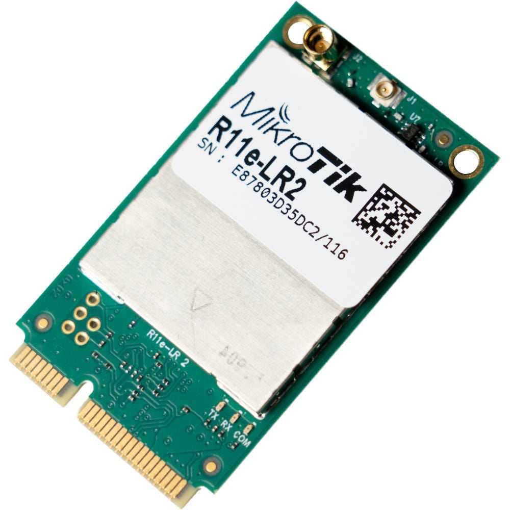 Equipo de red MikroTik R11E-LR2 Gateway LoRa 2.4 GHz mini PCIe