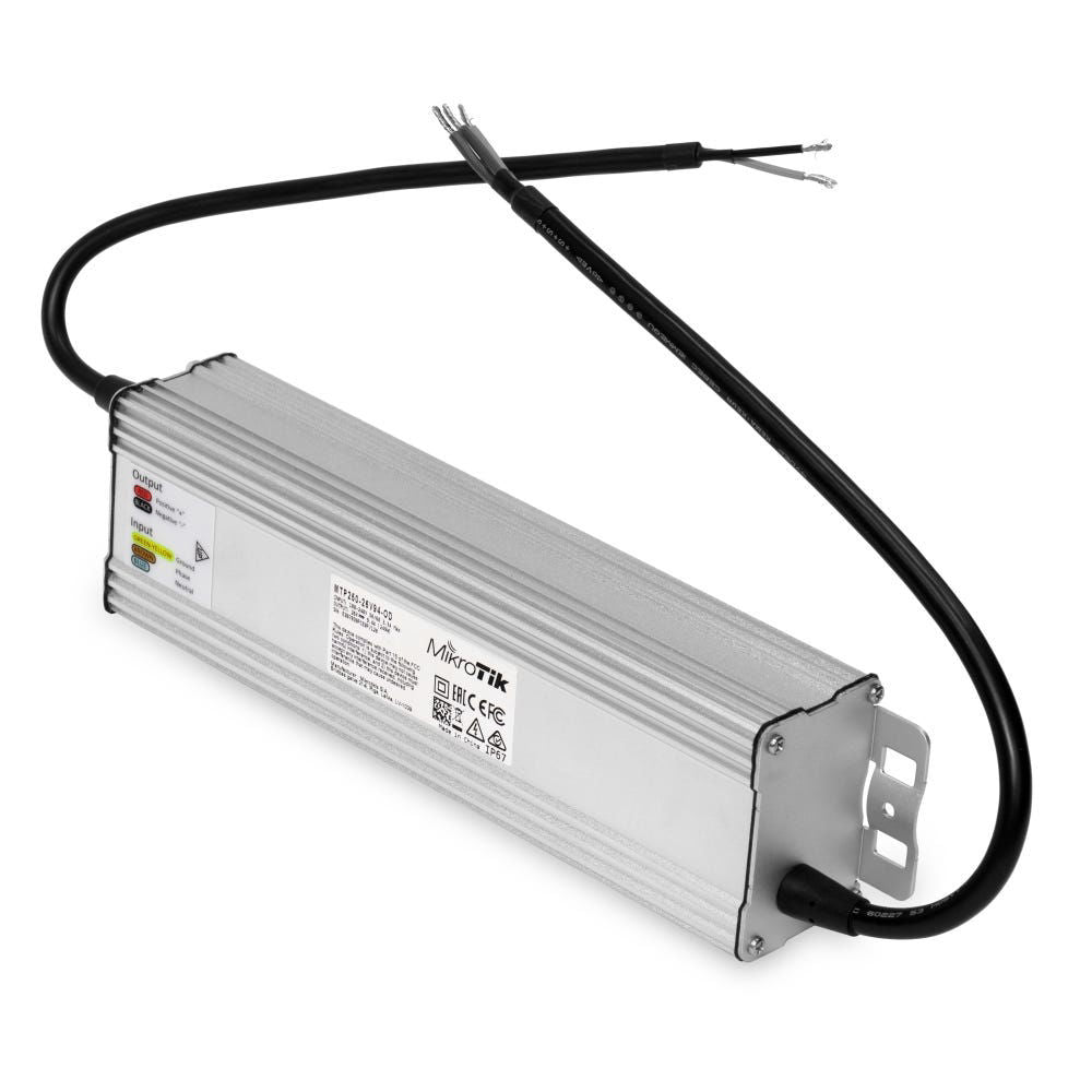 Fuente de poder MikroTik MTP250-26V94-OD para exterior 26 V 250 W IP67