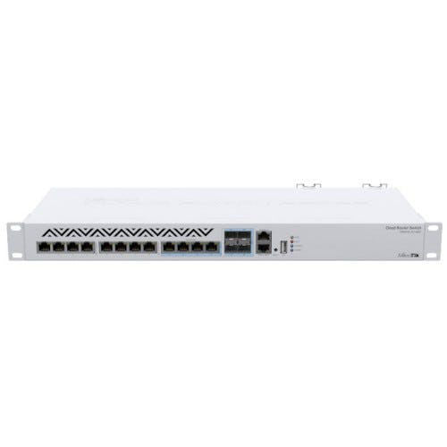 Switch MikroTik CRS312-4C+8XG-RM 8 puertos 10G RJ45 y 4 combo SFP+