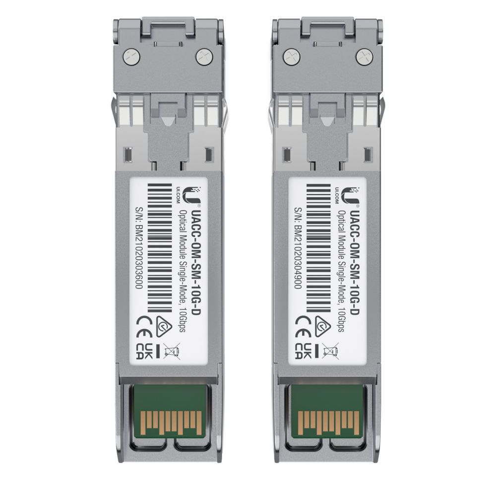 Módulo SFP Ubiquiti UACC-OM-SM-10G-D-2 Optical Module Single-Mode Duplex 10Gbps 2Pk