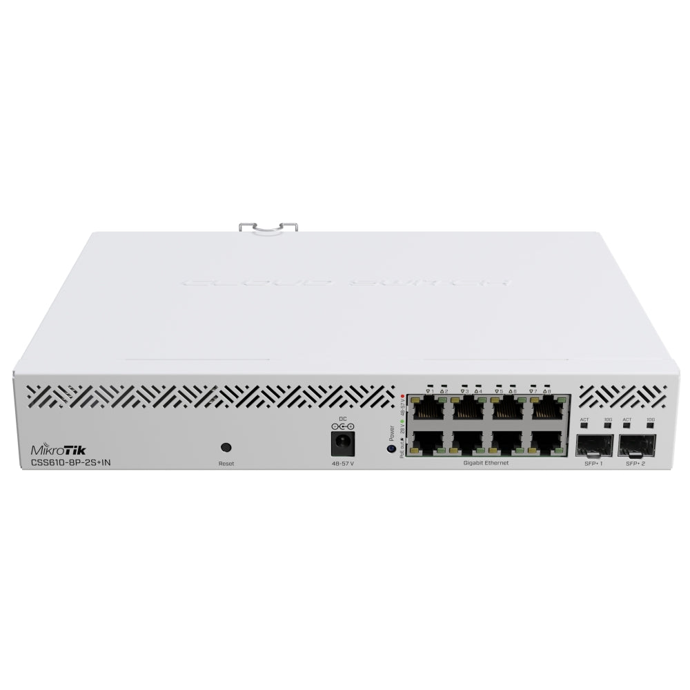 Switch MikroTik CSS610-8P-2S+IN 8 Gigabit, 2 SFP+, PoE
