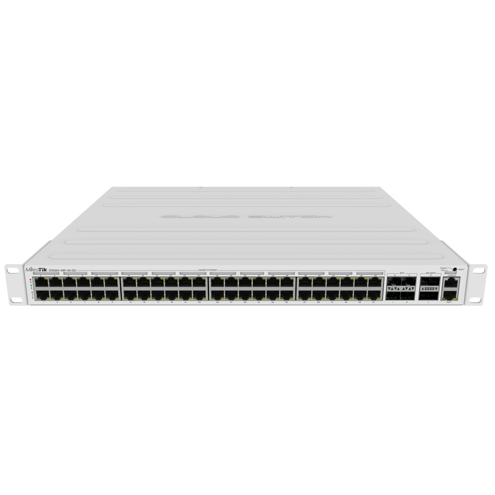 Switch MikroTik CRS354-48P-4S+2Q+RM Rack 48 PoE Gigabit, 4 SFP+