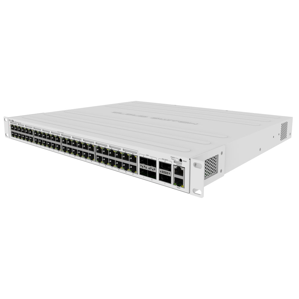 Switch MikroTik CRS354-48P-4S+2Q+RM Rack 48 PoE Gigabit, 4 SFP+