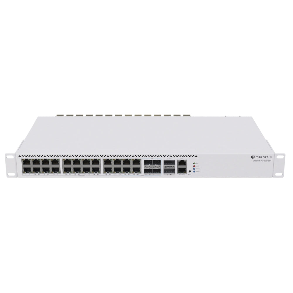 Switch MikroTik CRS326-4C+20G+2Q+RM 20 puertos 2.5 Gigabit y 4 SFP+