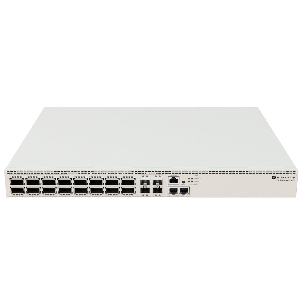 Switch MikroTik CRS520-4XS-16XQ-RM 16x QSFP28 100G y 4x SFP28