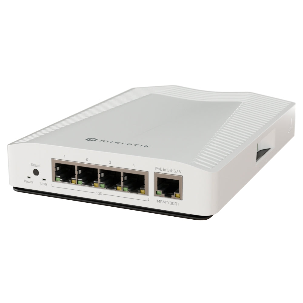 Switch MikroTik CRS304-4XG-IN 4x10G y 1 Gigabit de gestión