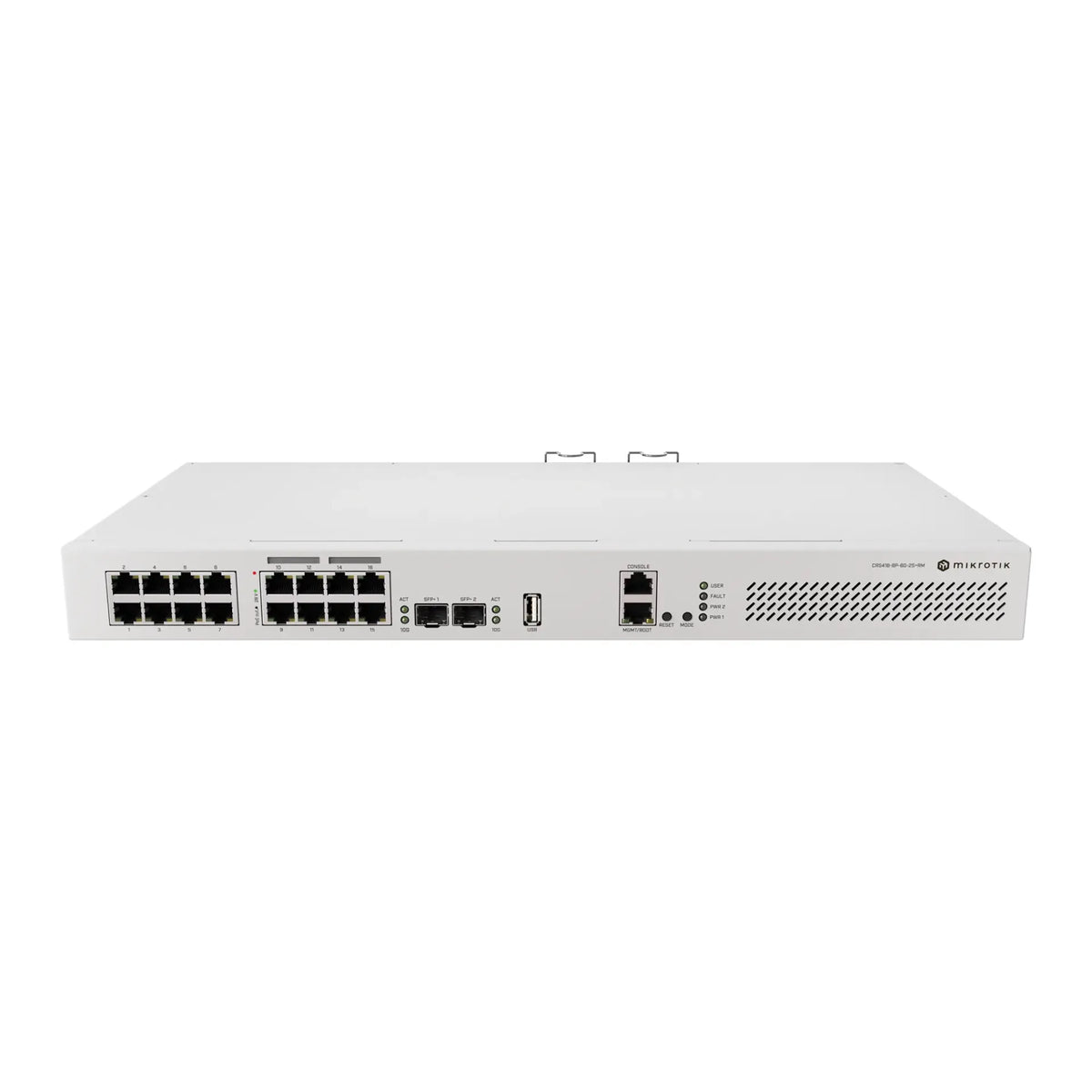 Switch MikroTik CRS418-8P-8G-2S+RM 8 PoE out, 2 SFP+ 10G