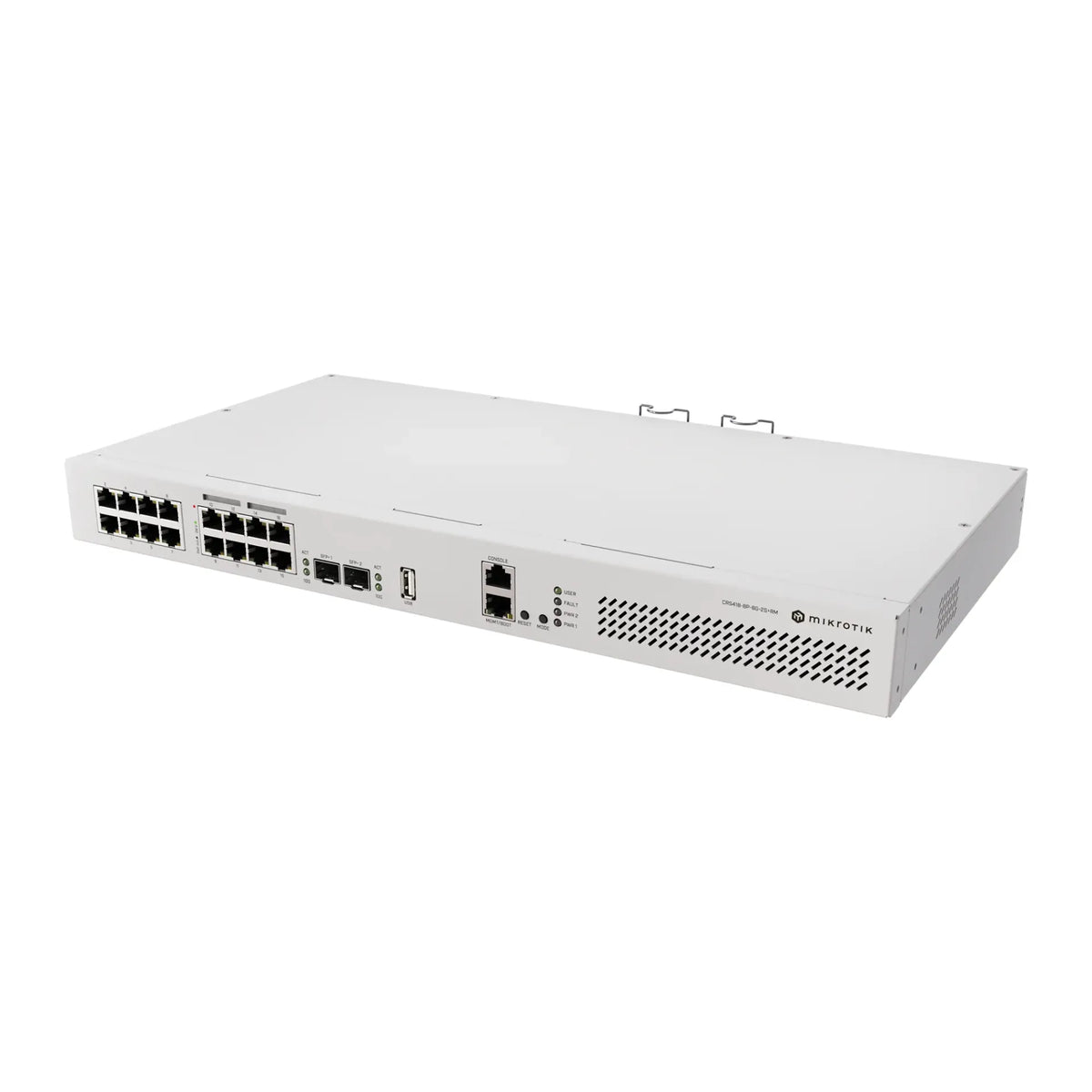 Switch MikroTik CRS418-8P-8G-2S+RM 8 PoE out, 2 SFP+ 10G