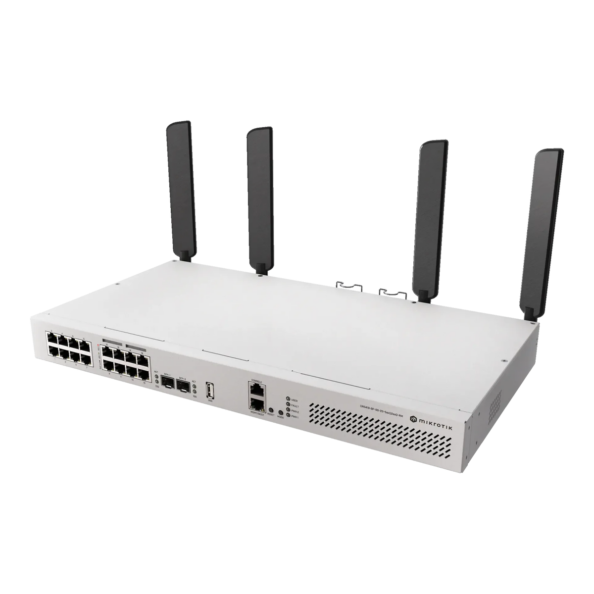 Switch MikroTik CRS418-8P-8G-2S+5AXQ2AXQ-RM-US PoE 8 puertos, 2 SFP+ 10G