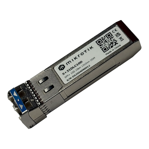 Módulo SFP MikroTik S+31DLC10D 10G monomodo 10 km, LC dual