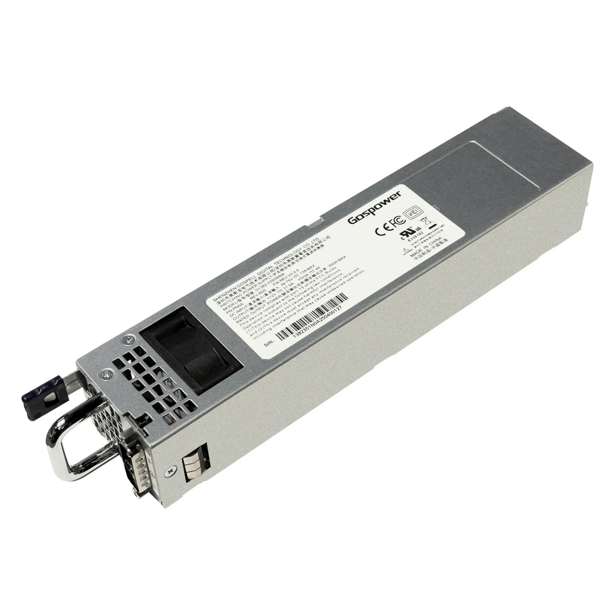 Fuente de poder MikroTik G1382-0350WNA Intercambio en caliente, -48 VDC telecom