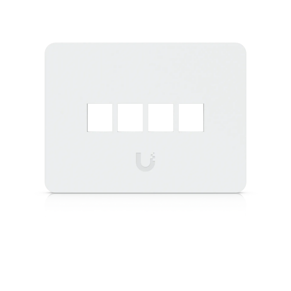Cable de parcheo Ubiquiti UACC-WP-Keystone-H-4P Horizontal Universal Paintable Keystone Wall Plate 4-Port 4Pk