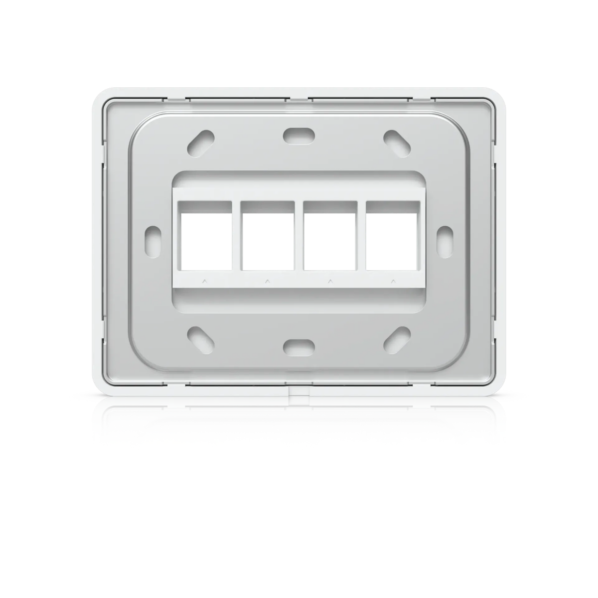 Cable de parcheo Ubiquiti UACC-WP-Keystone-H-4P Horizontal Universal Paintable Keystone Wall Plate 4-Port 4Pk