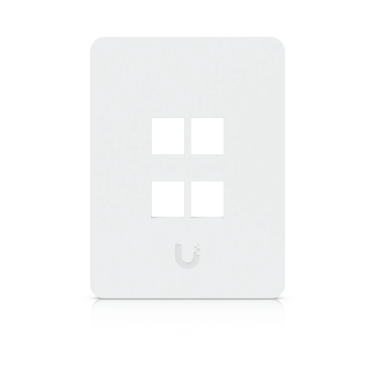 Cable de parcheo Ubiquiti UACC-WP-Keystone-V-4P Vertical Universal Paintable Keystone Wall Plate 4-Port 4Pk