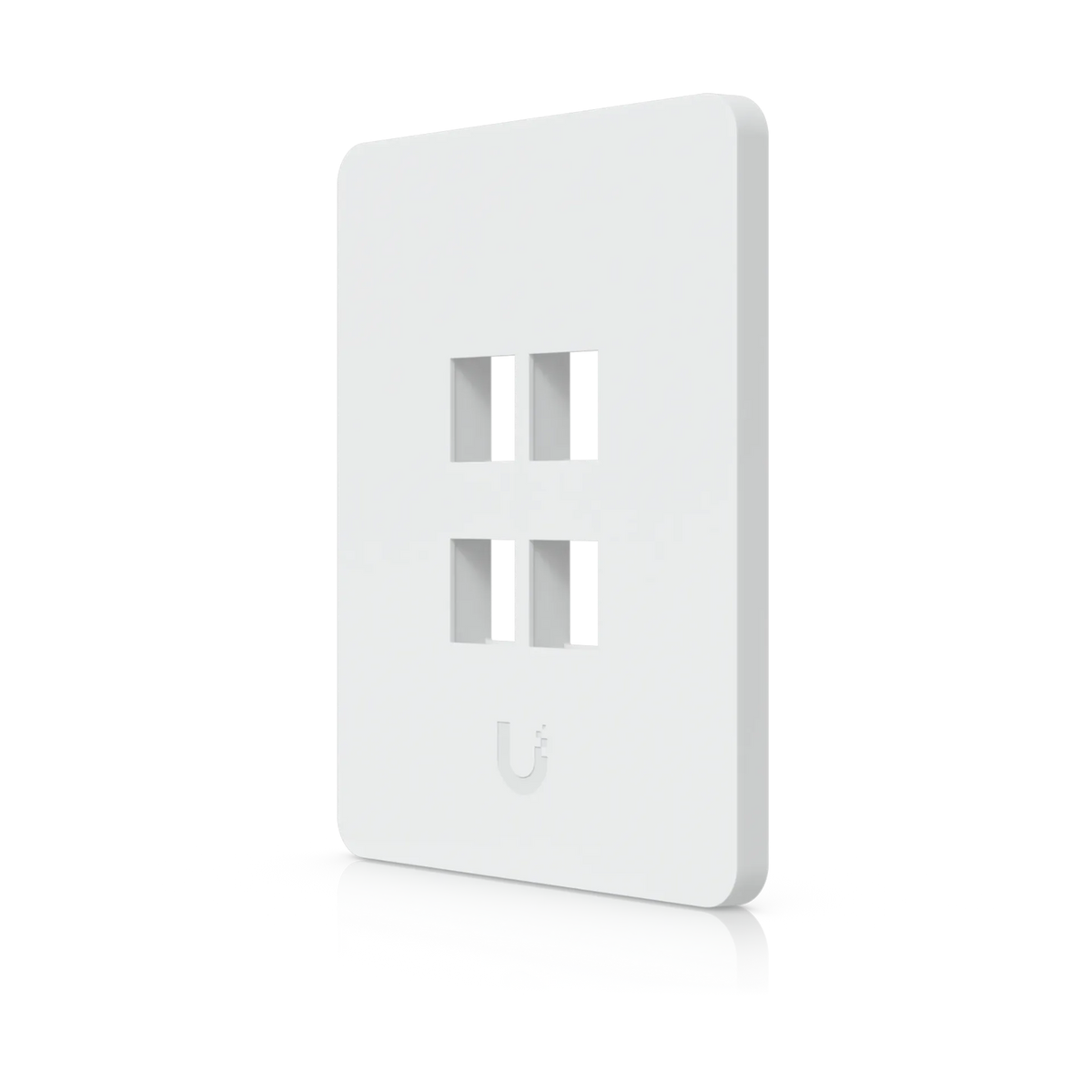 Cable de parcheo Ubiquiti UACC-WP-Keystone-V-4P Vertical Universal Paintable Keystone Wall Plate 4-Port 4Pk