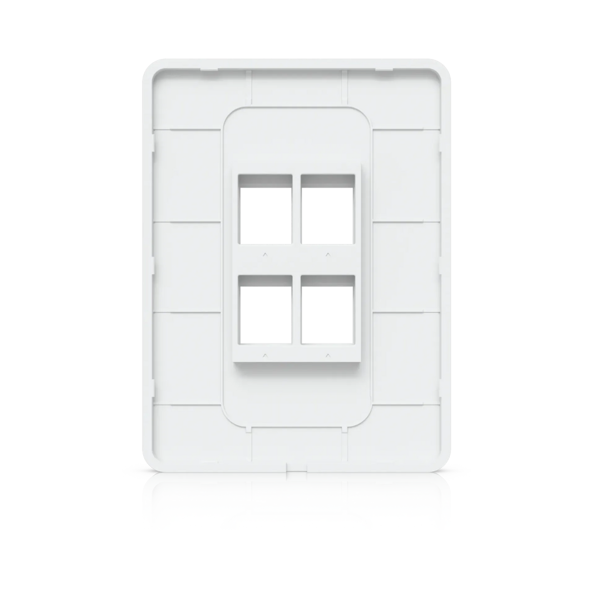 Cable de parcheo Ubiquiti UACC-WP-Keystone-V-4P Vertical Universal Paintable Keystone Wall Plate 4-Port 4Pk