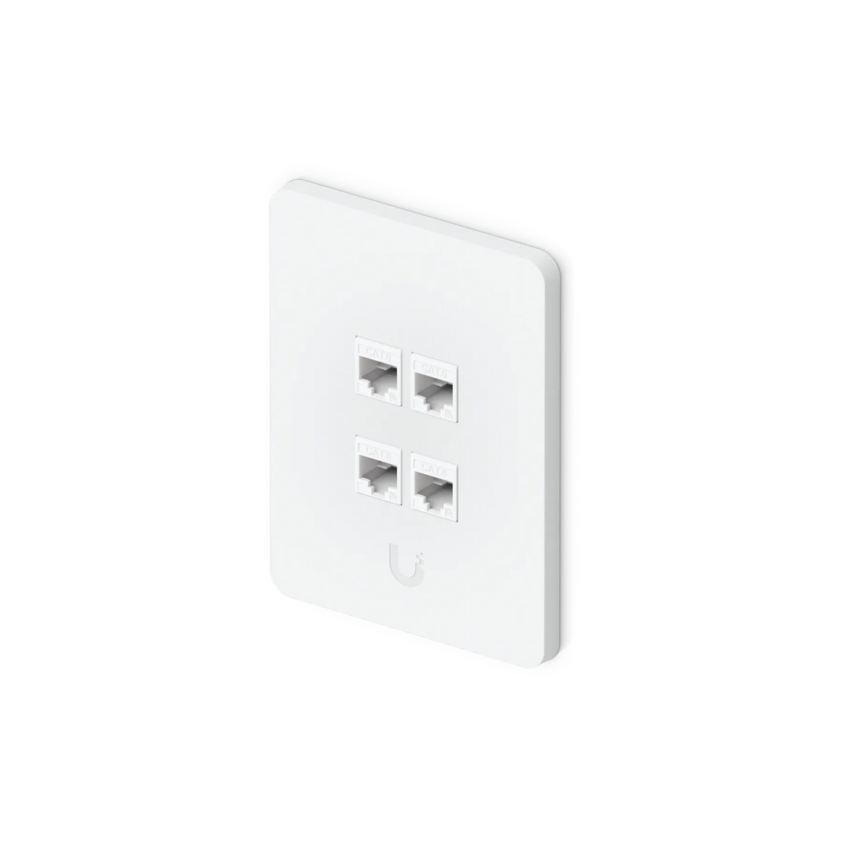 Cable de parcheo Ubiquiti UACC-WP-Keystone-V-4P Vertical Universal Paintable Keystone Wall Plate 4-Port 4Pk