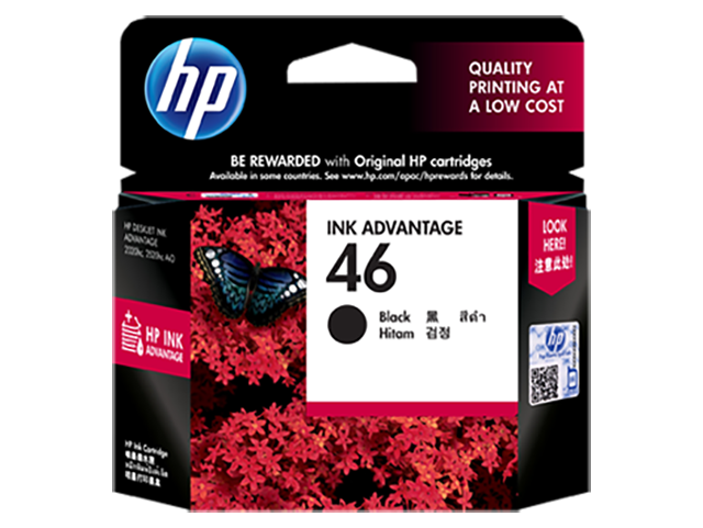 HP Ink #46 cartridge Black CZ637AL