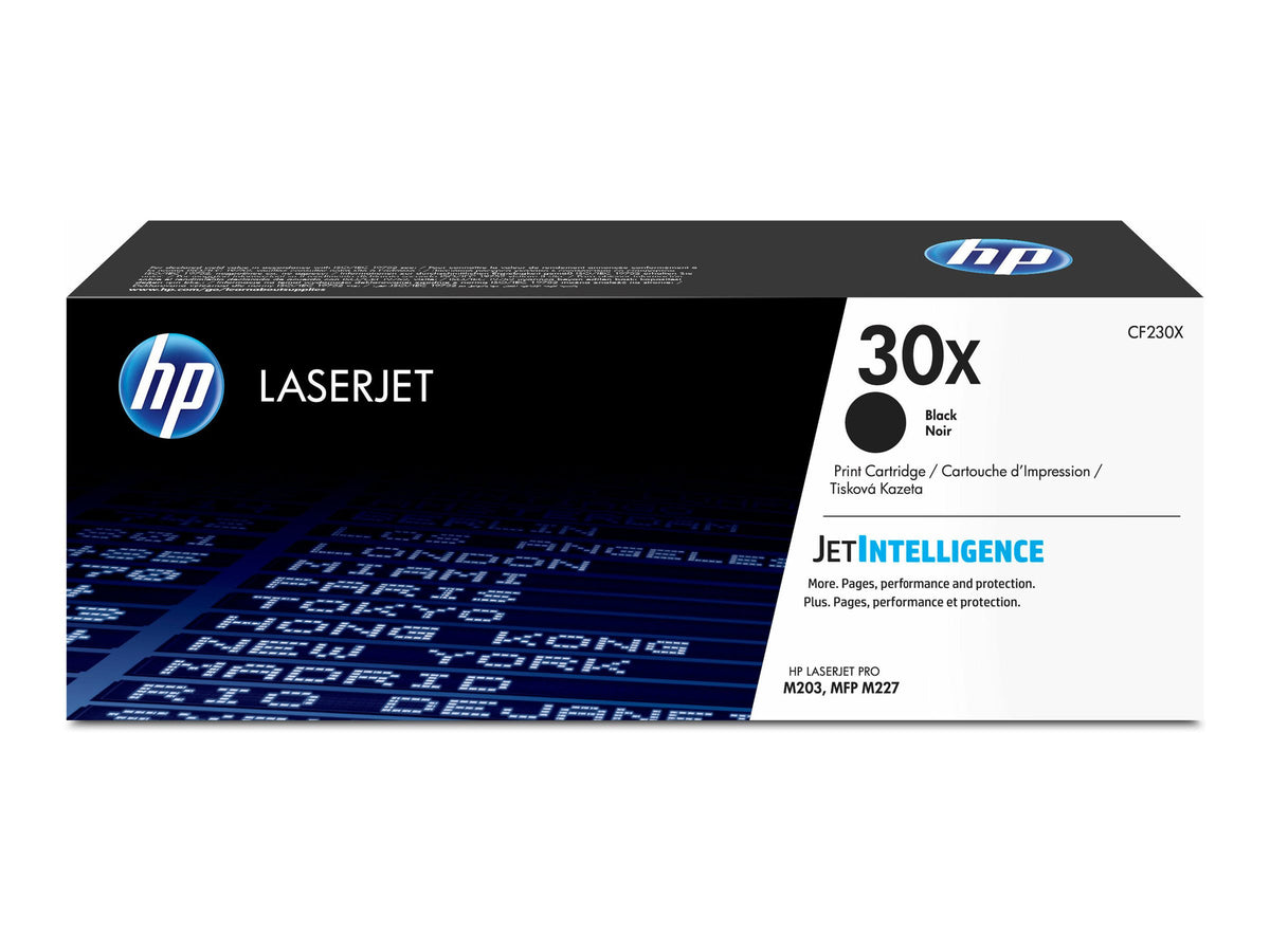 HP 30X HIGH YIELD BLACK ORIGINAL LASERJET TONER CARTRIDGE