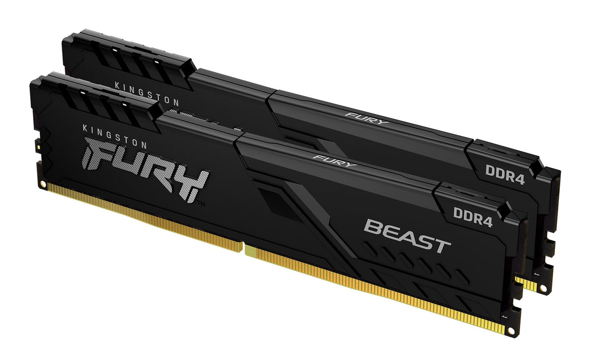 Memoria RAM Kingston Fury Beast 32 GB DDR4 3200 MT/s DIMM para PC kit de 2 (KF432C16BB1K2/32)