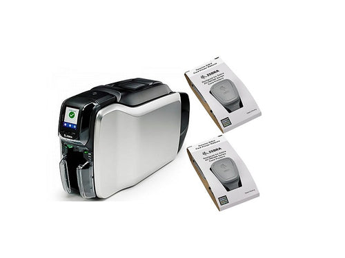 Zebra Impresora de Credenciales ZC300 Dual Sided US Cord USB