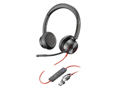 Poly Headphones Wired Blackwire 8225 Stereo