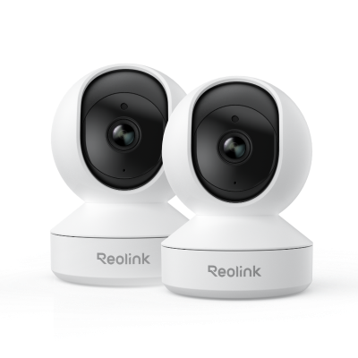 Cámara Reolink Wi-Fi E1 paquete de 2 (4MP, blanco, con Crying Detection)