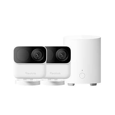 Kit Reolink Argus MagiCam 2× + Home Hub Mini