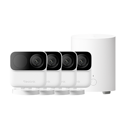 Kit Reolink Argus MagiCam 4× + Home Hub Mini