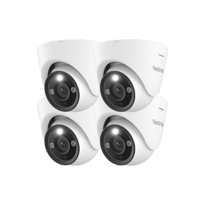 Cámara Reolink PoE RLC-1224A paquete de 4 (4.0mm, blanco)
