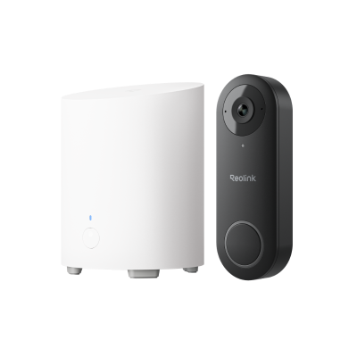 Timbre con video Reolink Home Hub Mini con Video Doorbell WiFi (negro) sin tarjeta SD